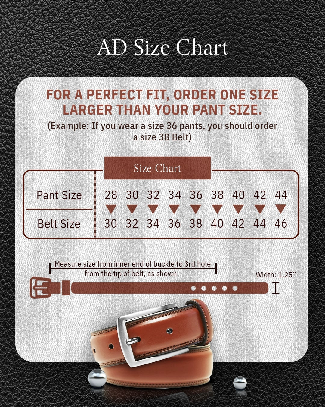 Genuine Leather Belt - P's One-Stop Shop 