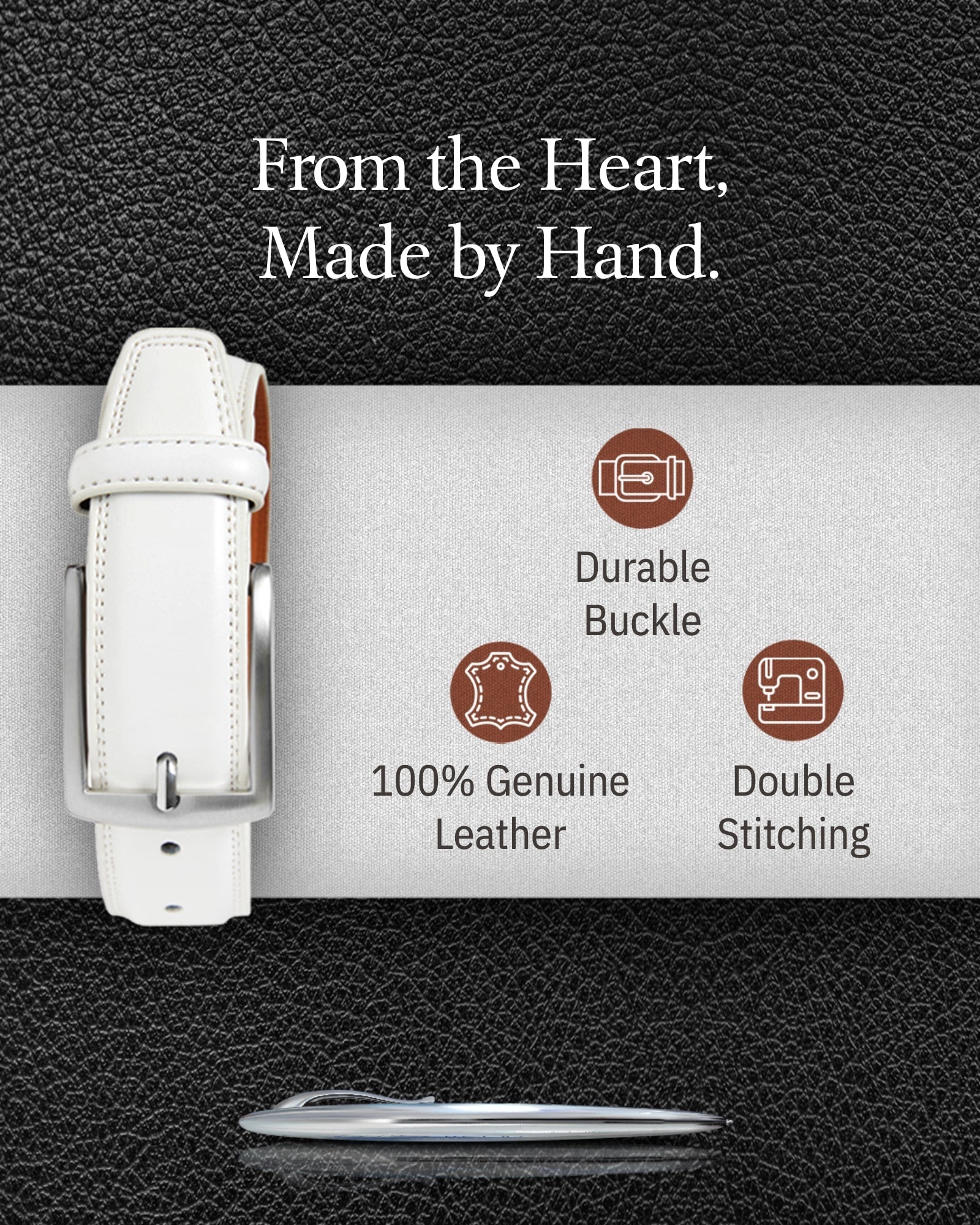 Genuine Leather Belt - P's One-Stop Shop 