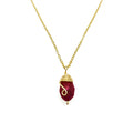 Gold Birthstone necklace - P's One-Stop Shop 