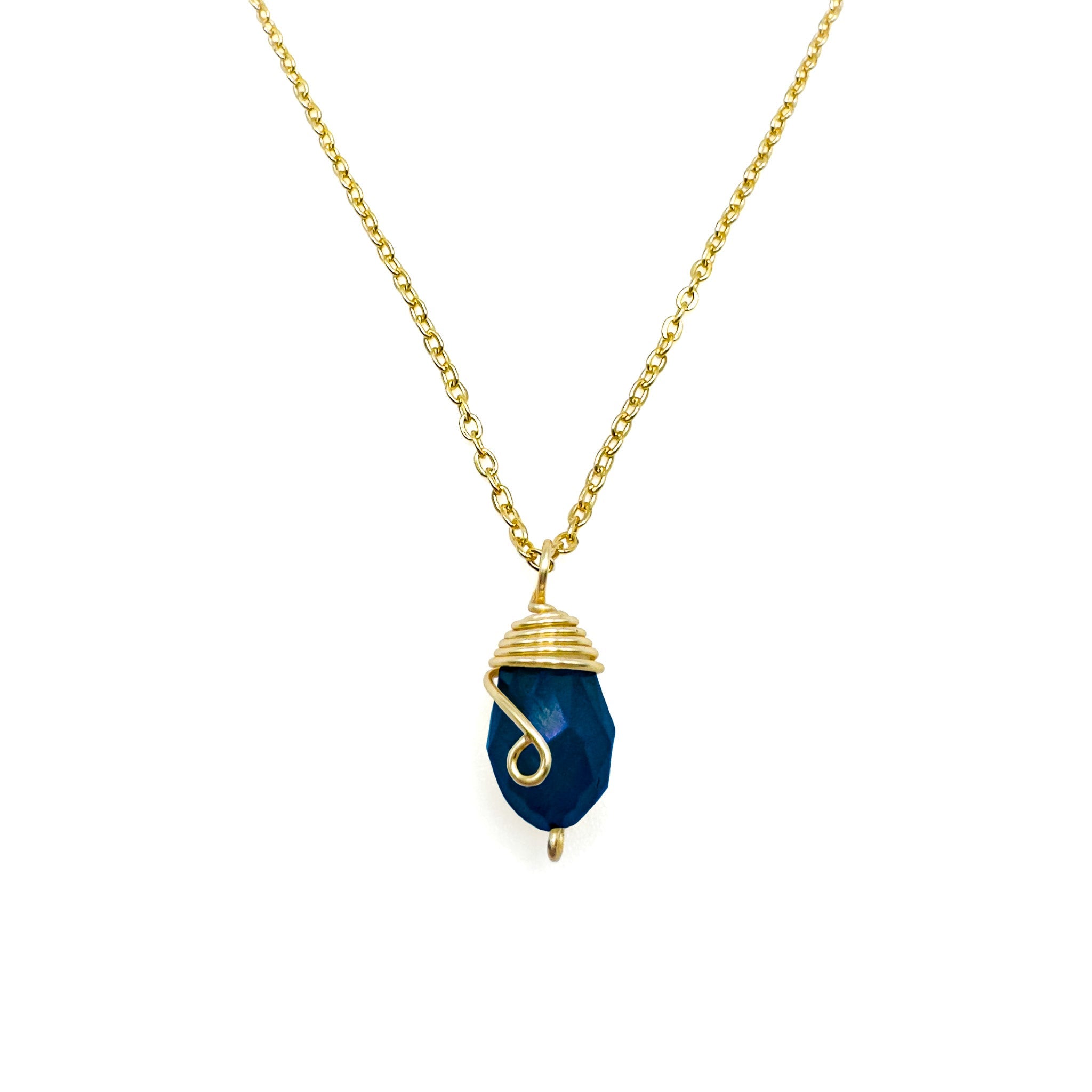 Gold Birthstone necklace - P's One-Stop Shop 