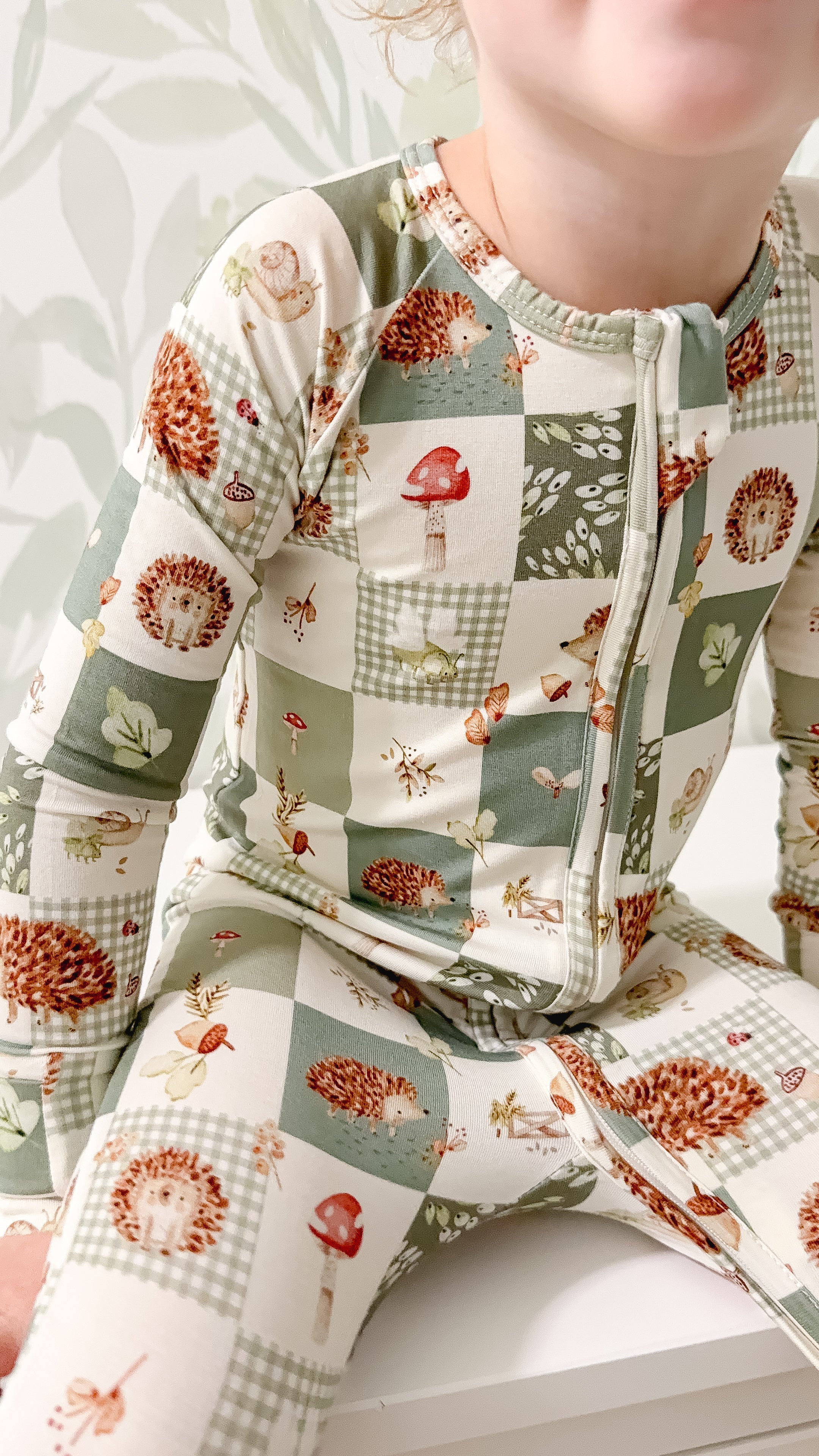 Harvest Hedgehogs Bamboo Zippy Pajamas - P's One-Stop Shop 