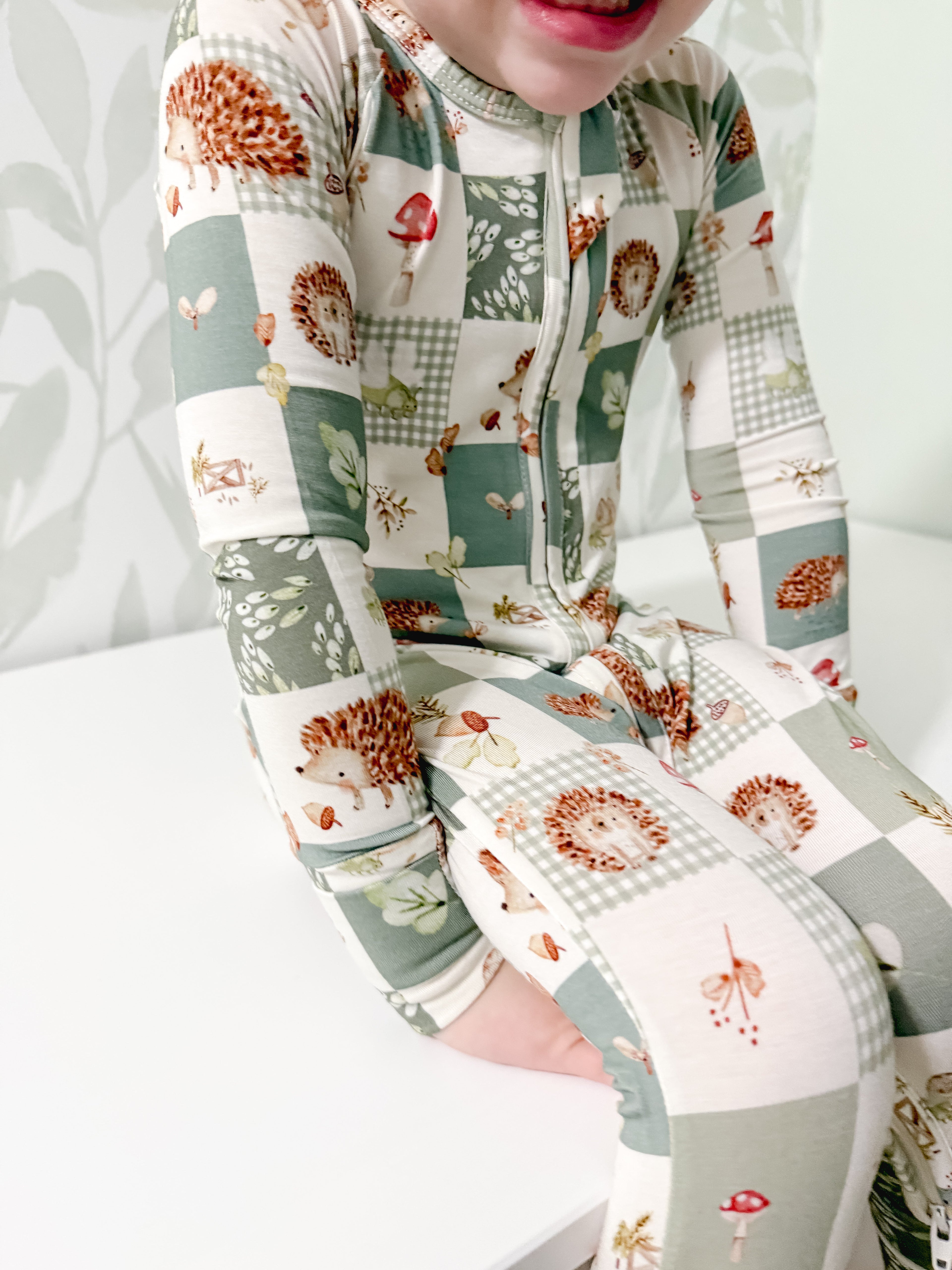 Harvest Hedgehogs Bamboo Zippy Pajamas - P's One-Stop Shop 