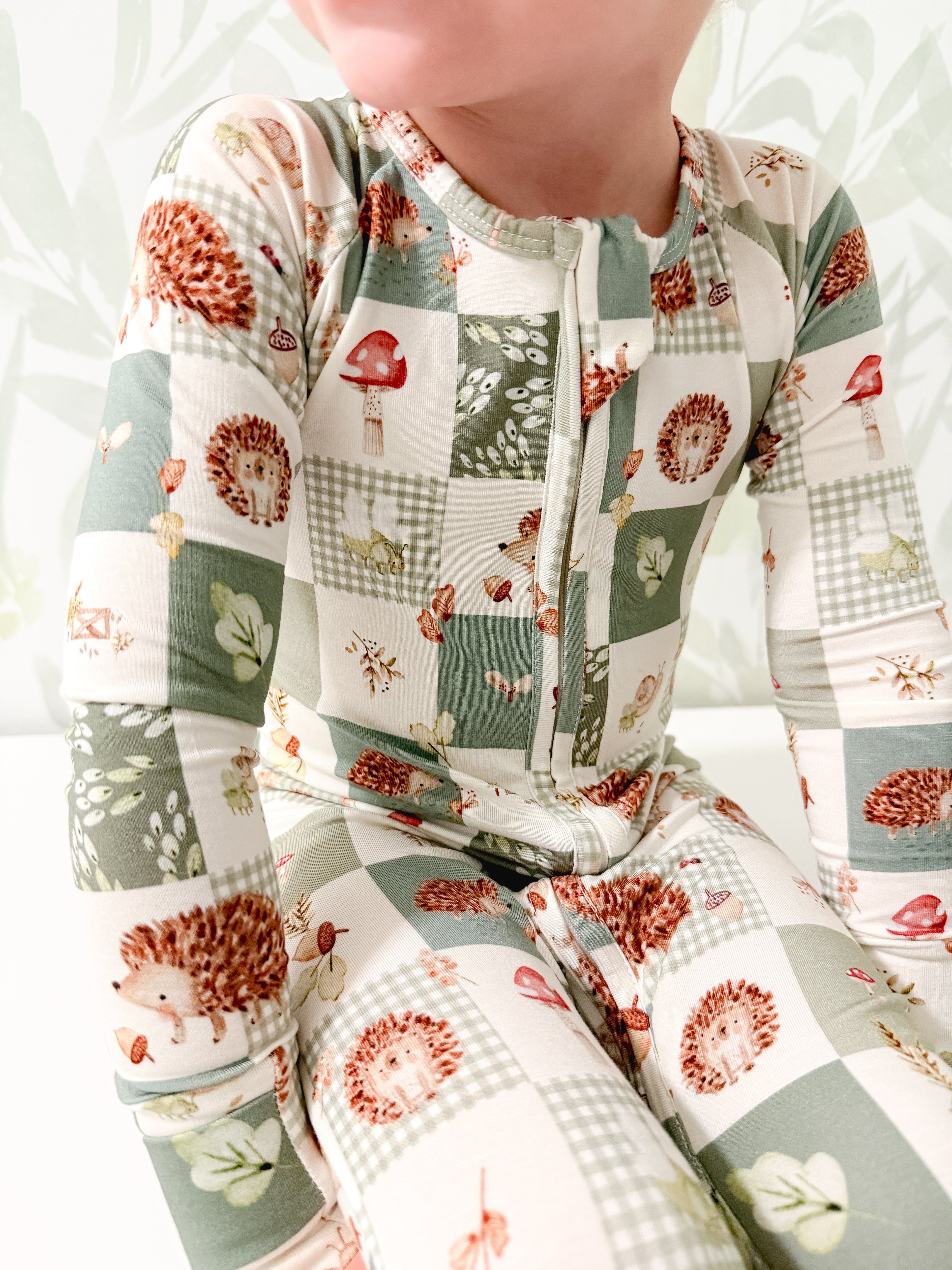 Harvest Hedgehogs Bamboo Zippy Pajamas - P's One-Stop Shop 