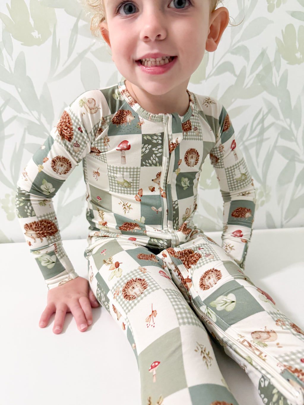 Harvest Hedgehogs Bamboo Zippy Pajamas - P's One-Stop Shop 