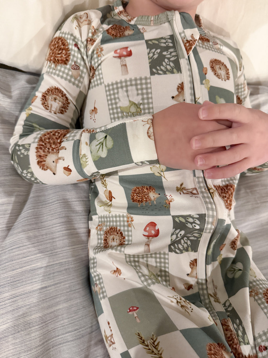 Harvest Hedgehogs Bamboo Zippy Pajamas - P's One-Stop Shop 