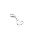 Heart silver charm - P's One-Stop Shop 