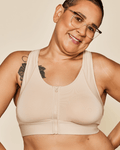 Hero Front‑Closure Sports Bra - Buff - P's One-Stop Shop 