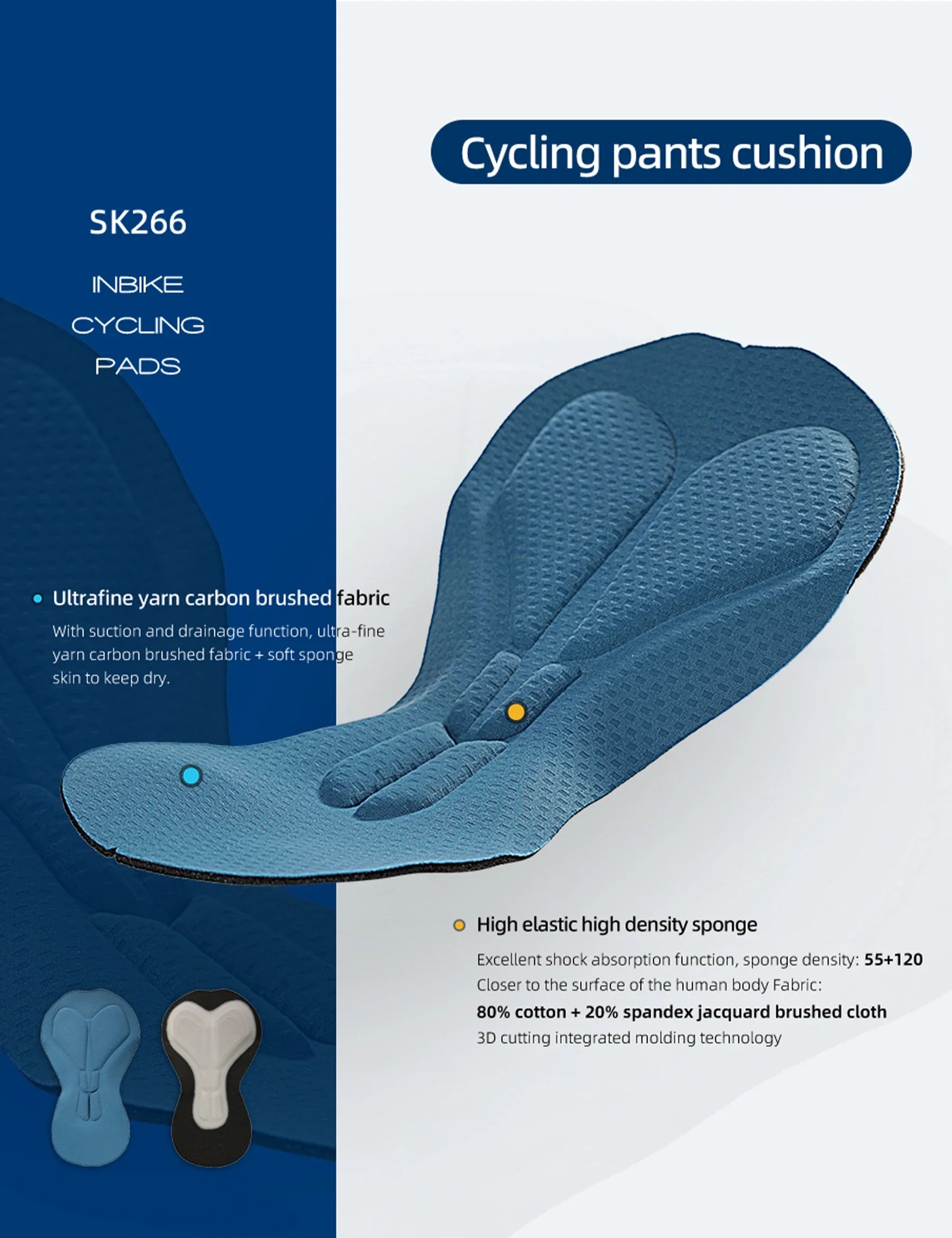 INBIKE Women's Padded Cycling Bib Shorts - P's One-Stop Shop 
