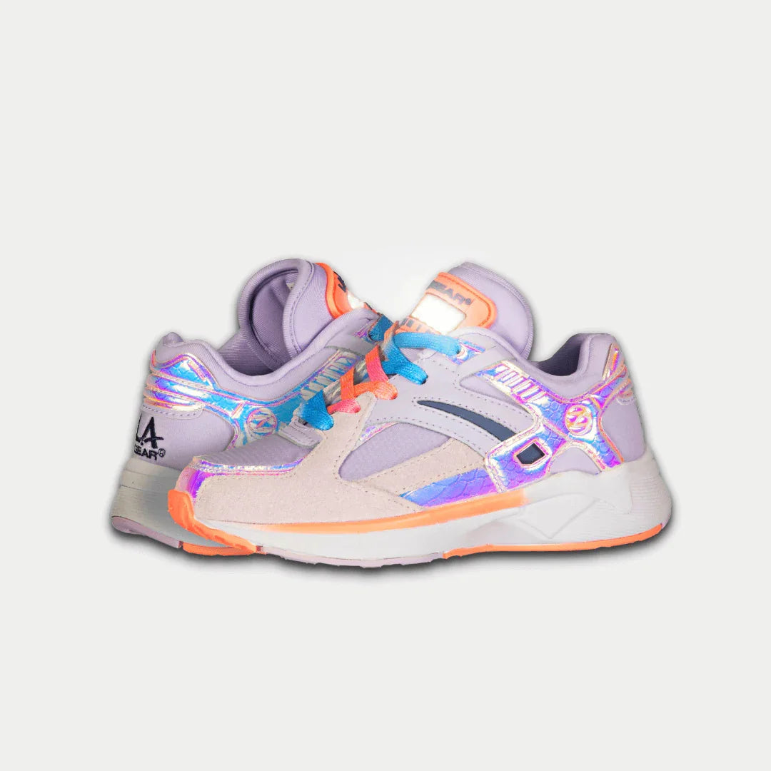 LA Gear Kids Catapult Light-Up Lowtop | Purple x Orange - P's One-Stop Shop 