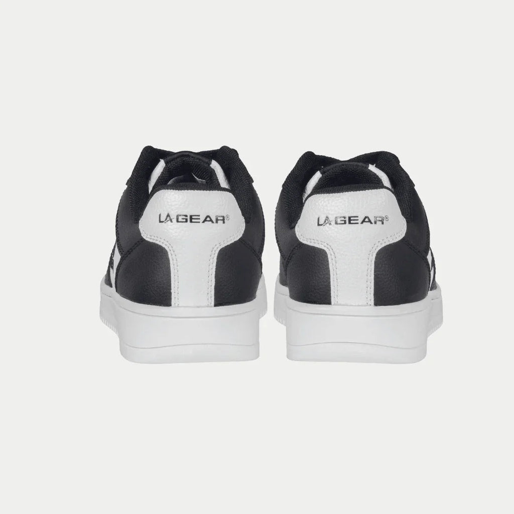 LA Gear Kids Edge Lowtop | Black x White Logo - P's One-Stop Shop 