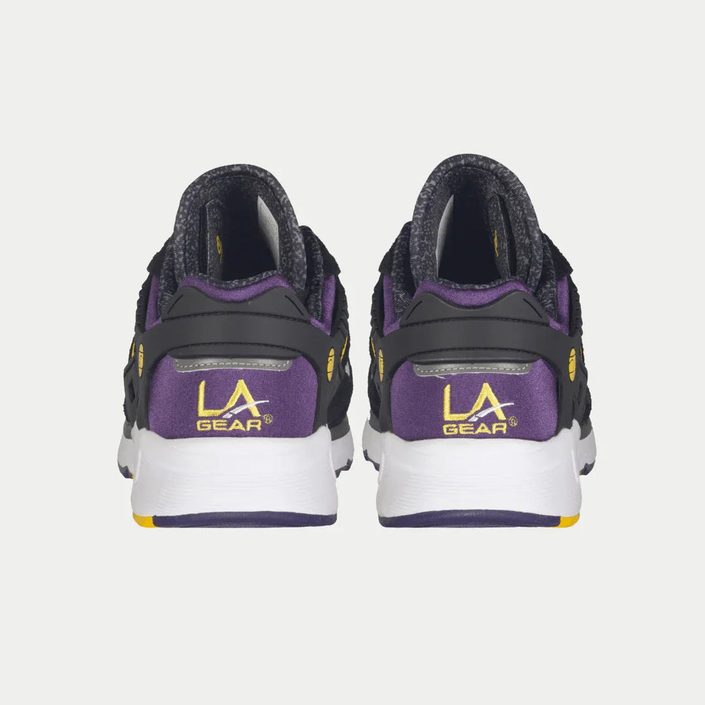 LA Gear Men's Catapult Light-Up Lowtop | Black x Purple x Yellow - P's One-Stop Shop 