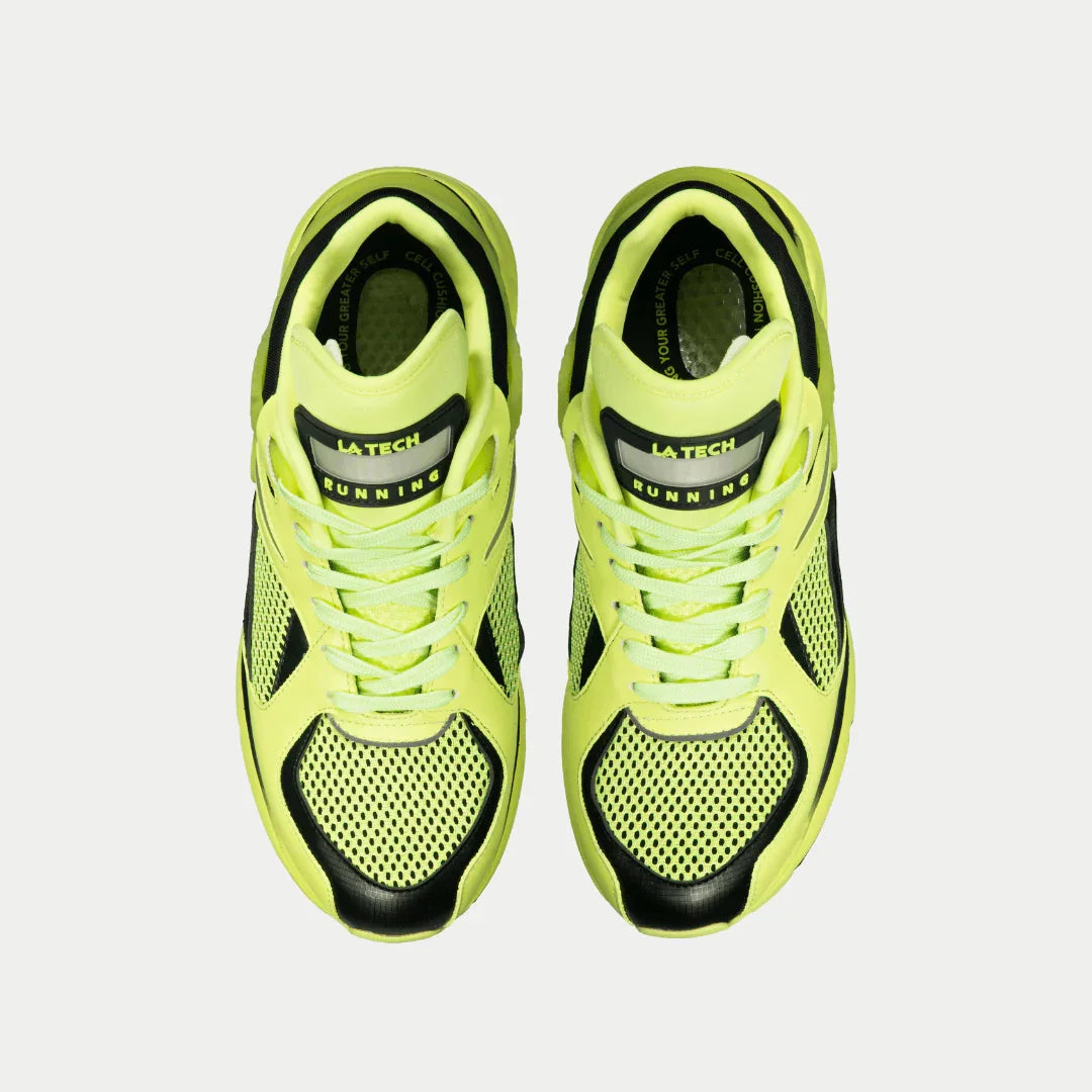LA Gear Men's Catapult Light-Up x Glow Lowtop | Neon Yellow x Black - P's One-Stop Shop 