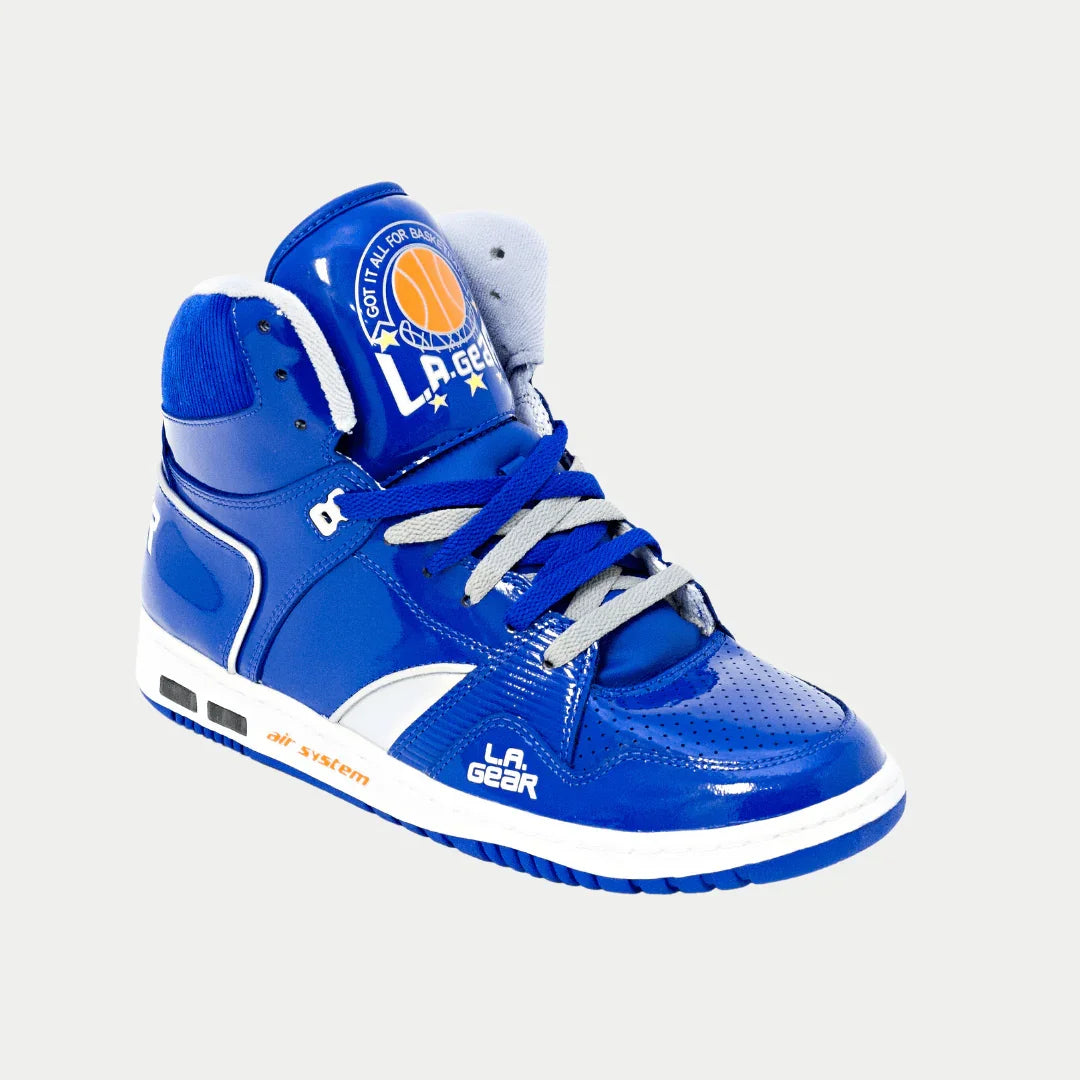 LA Gear Men’s Star Shooter Vintage Hightop | Blue - P's One-Stop Shop 