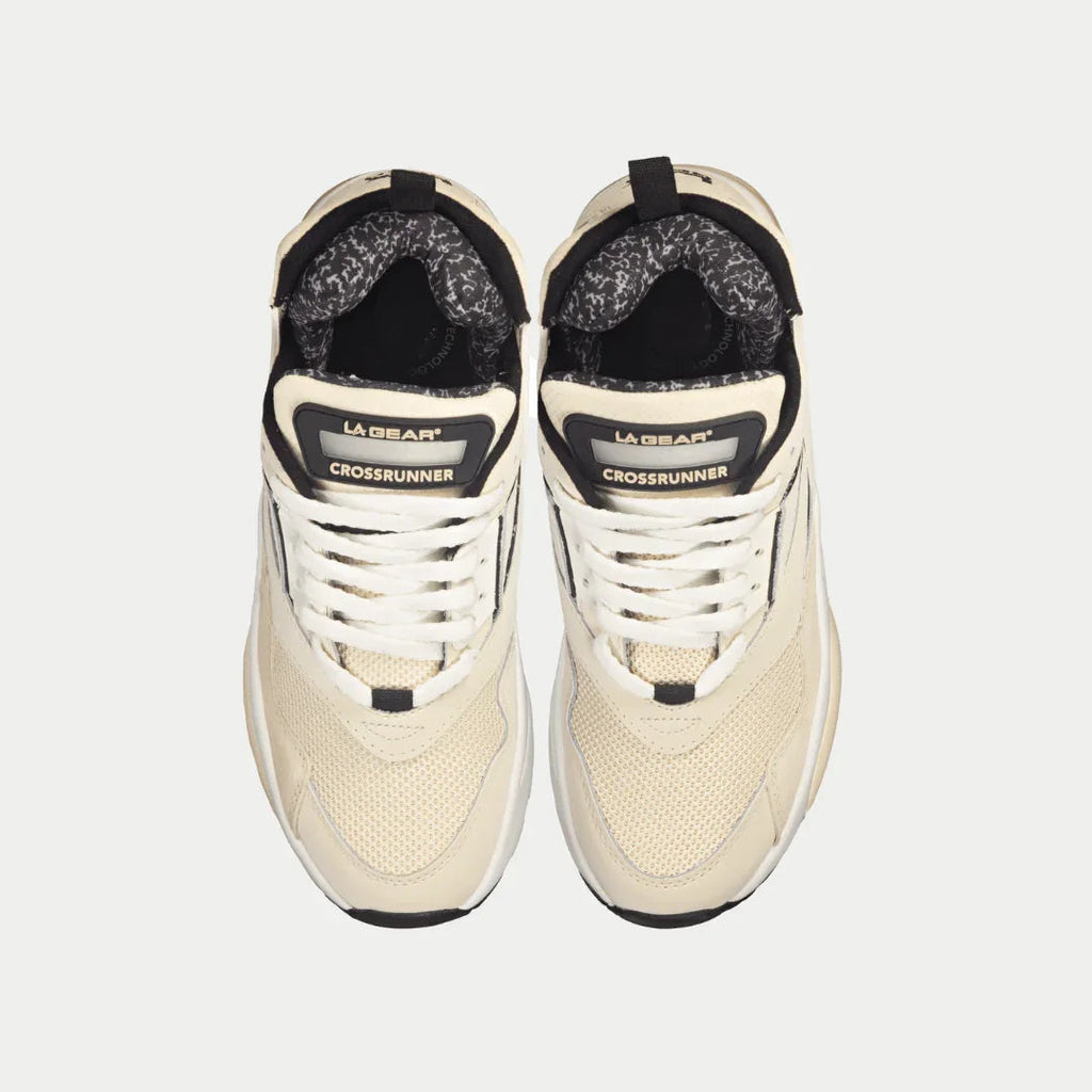 LA Gear Men's Turbo Light-Up Mid | Off-White x Black - P's One-Stop Shop 