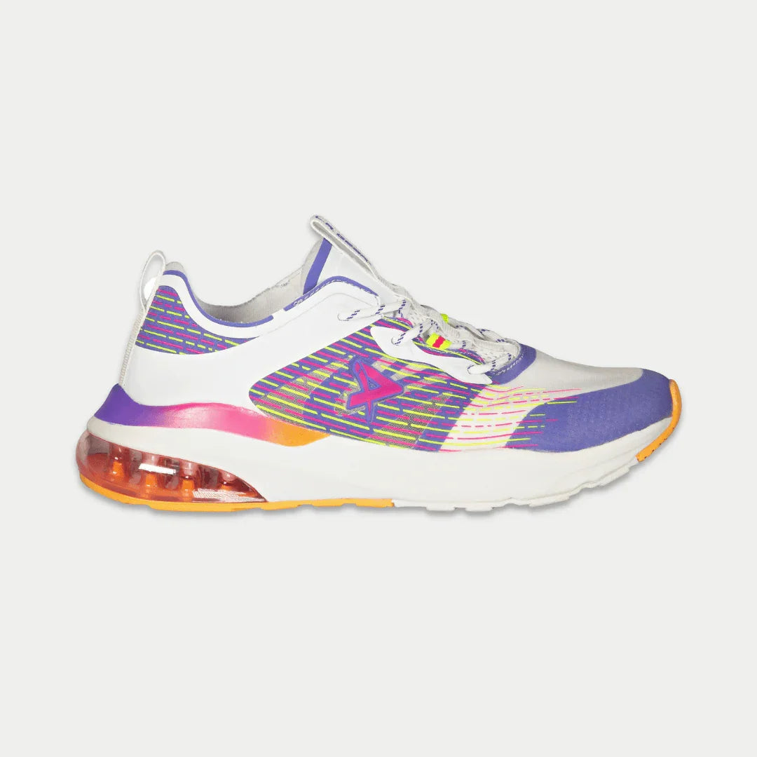 LA Gear Women's Artesia Lowtop | White x Purple x Orange - P's One-Stop Shop 