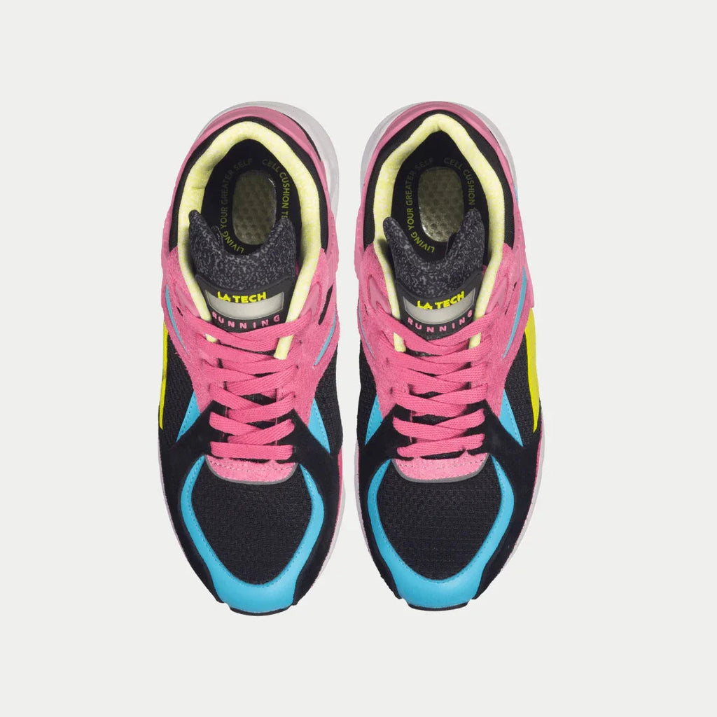 LA Gear Women's Catapult Light-Up Lowtop | Black x Pink - P's One-Stop Shop 