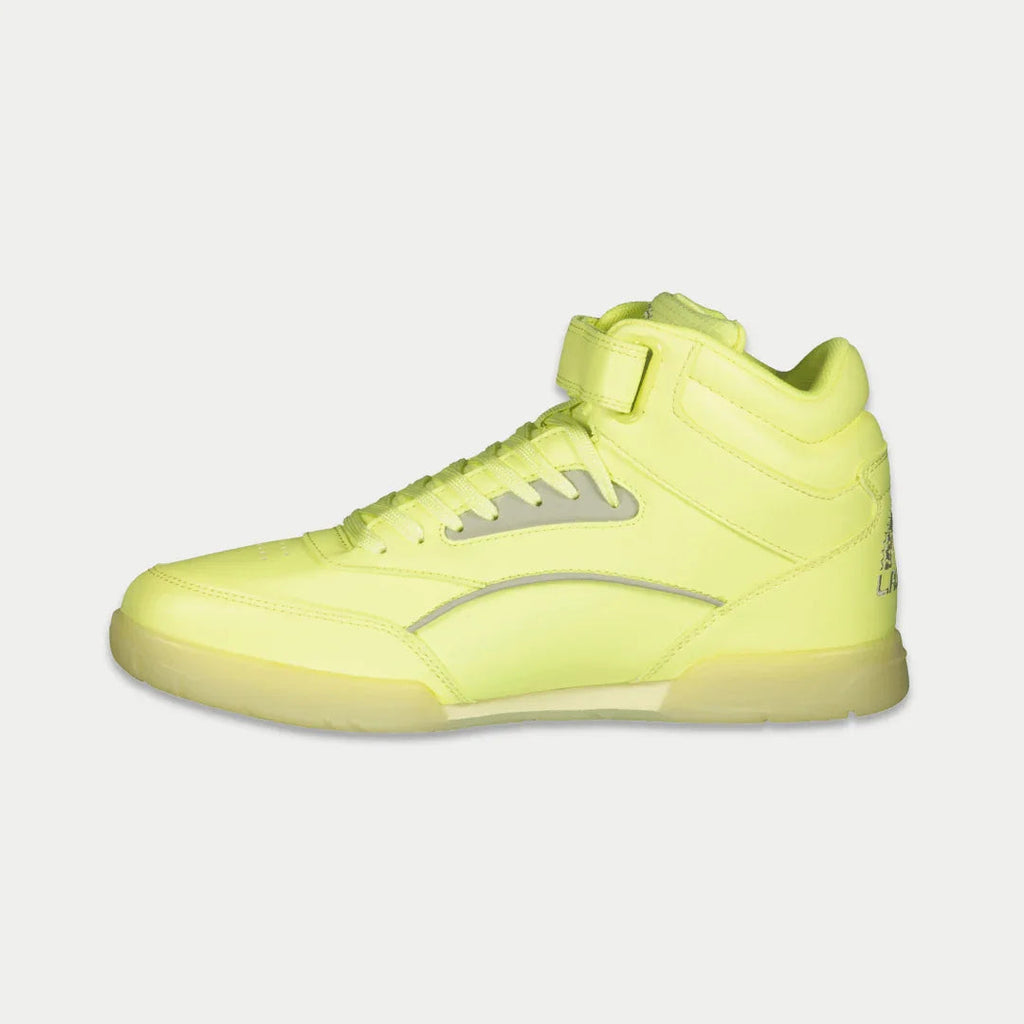 LA Gear Women’s Flame Hightop | Neon Yellow Glow - P's One-Stop Shop 