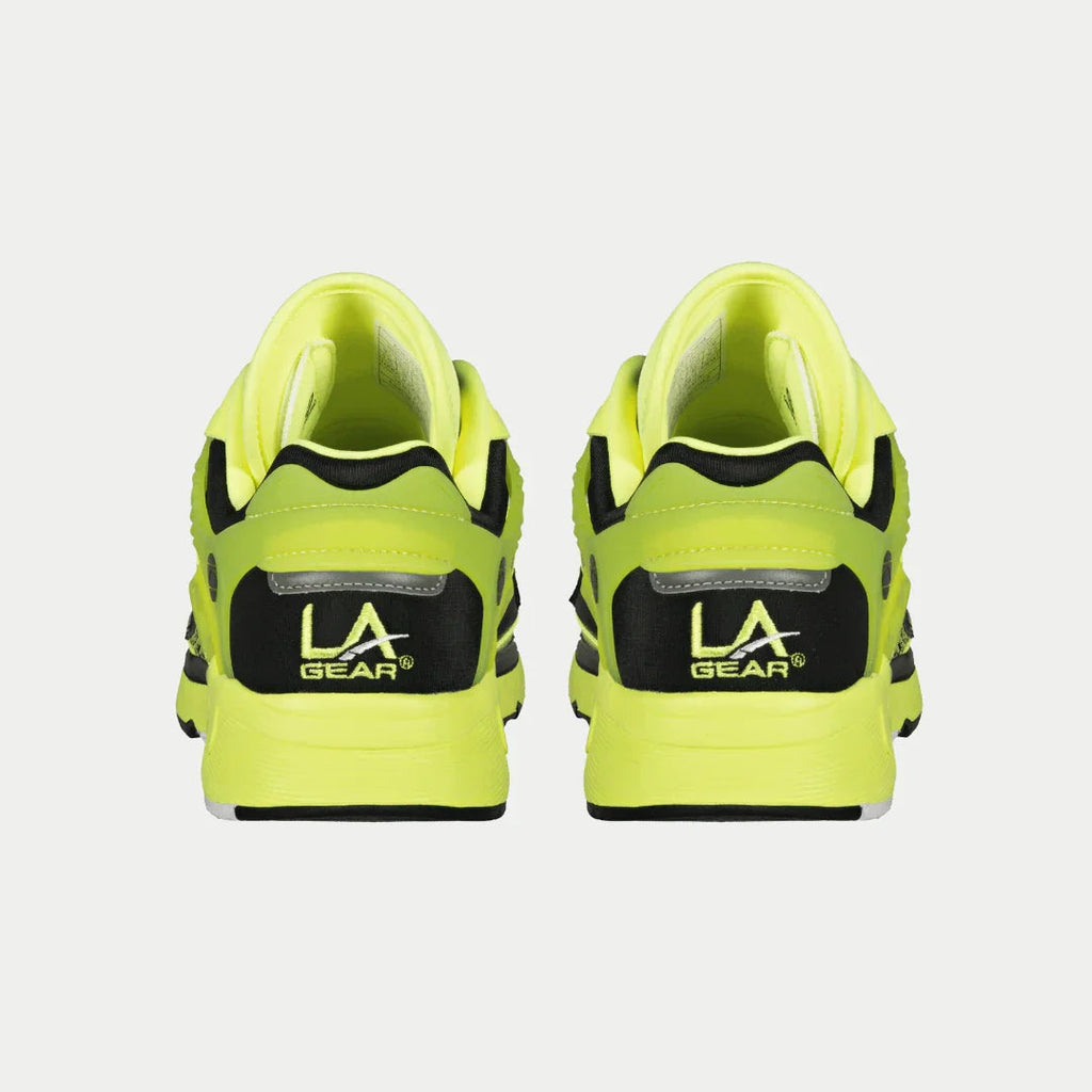 LA Gear Women's Light-Up x Glow Lowtop | Neon Yellow x Black - P's One-Stop Shop 