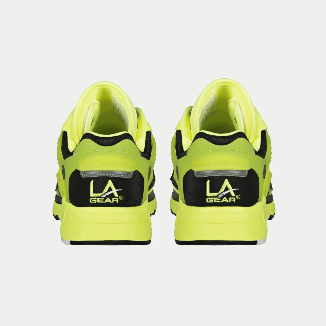 LA Gear Women's Light-Up x Glow Lowtop | Neon Yellow x Black - P's One-Stop Shop 