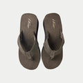 LA Gear Women’s Malibu Flip-Flop | Brown Wedge - P's One-Stop Shop 
