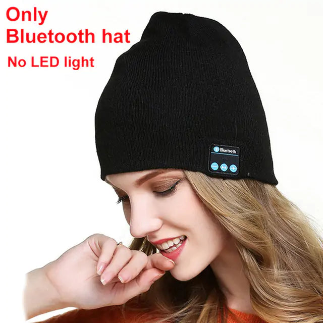 LED Hat With Stereo Headset - P's One-Stop Shop 