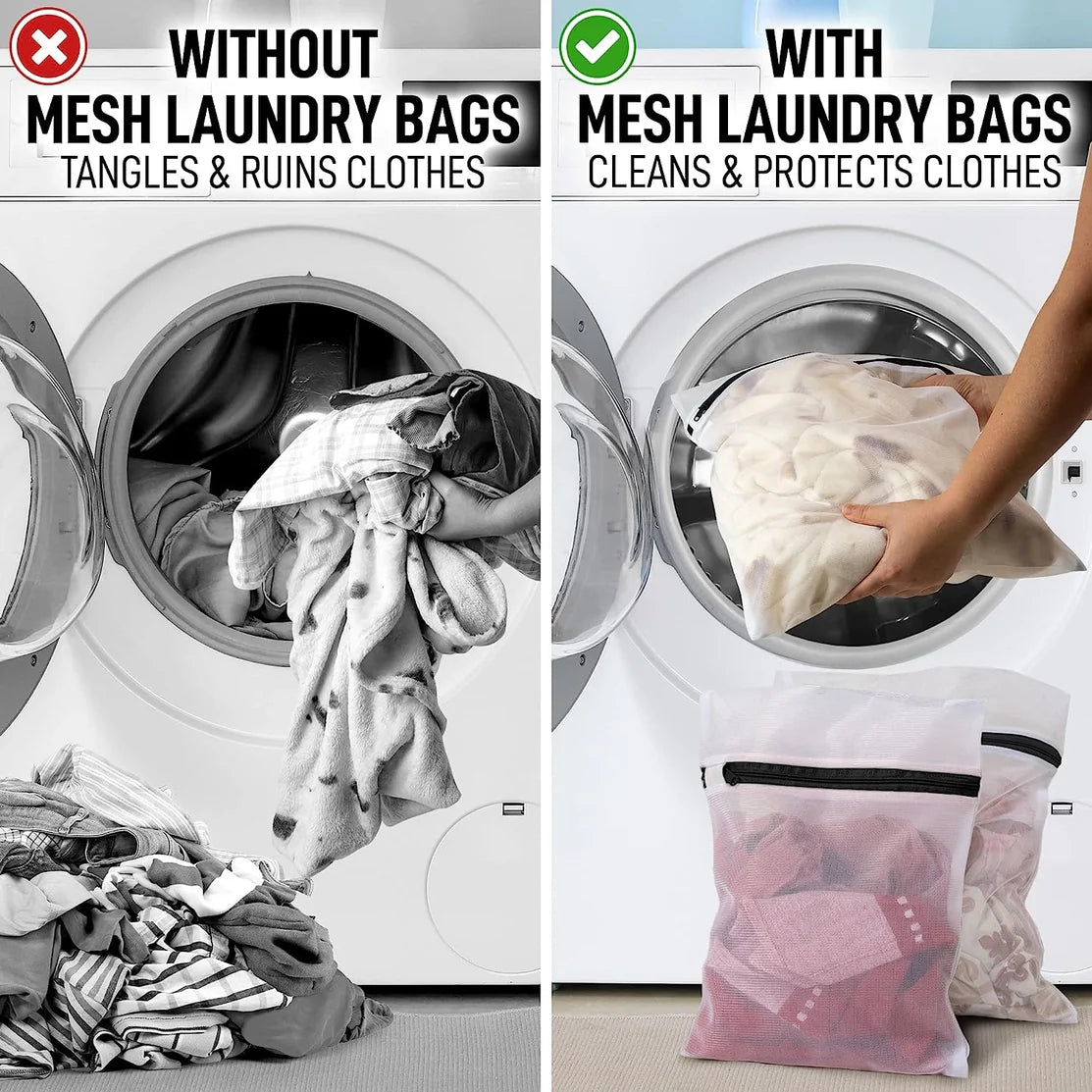 Laundry Mesh Bag by Zulay - P's One-Stop Shop 