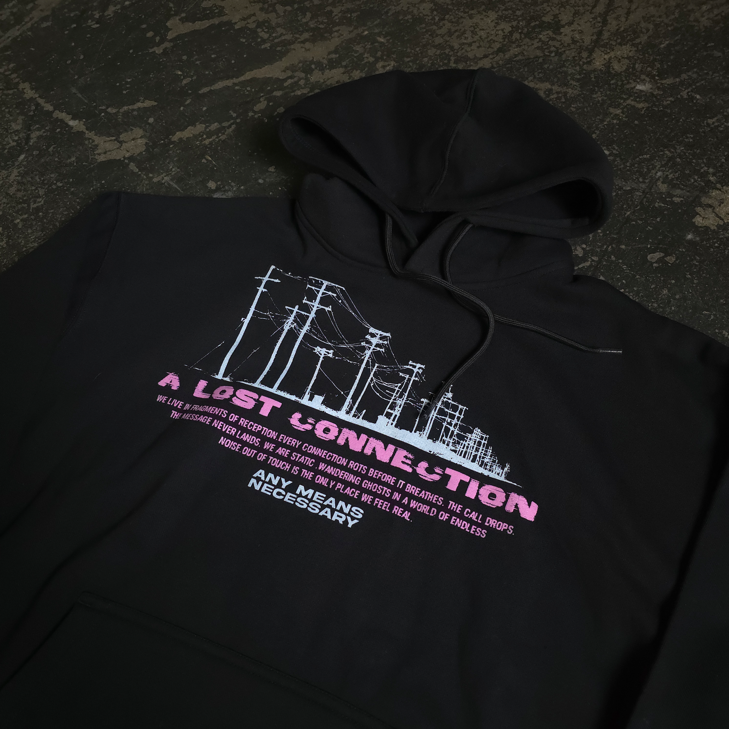 Lost Connection Pullover Hoodie - P's One-Stop Shop 