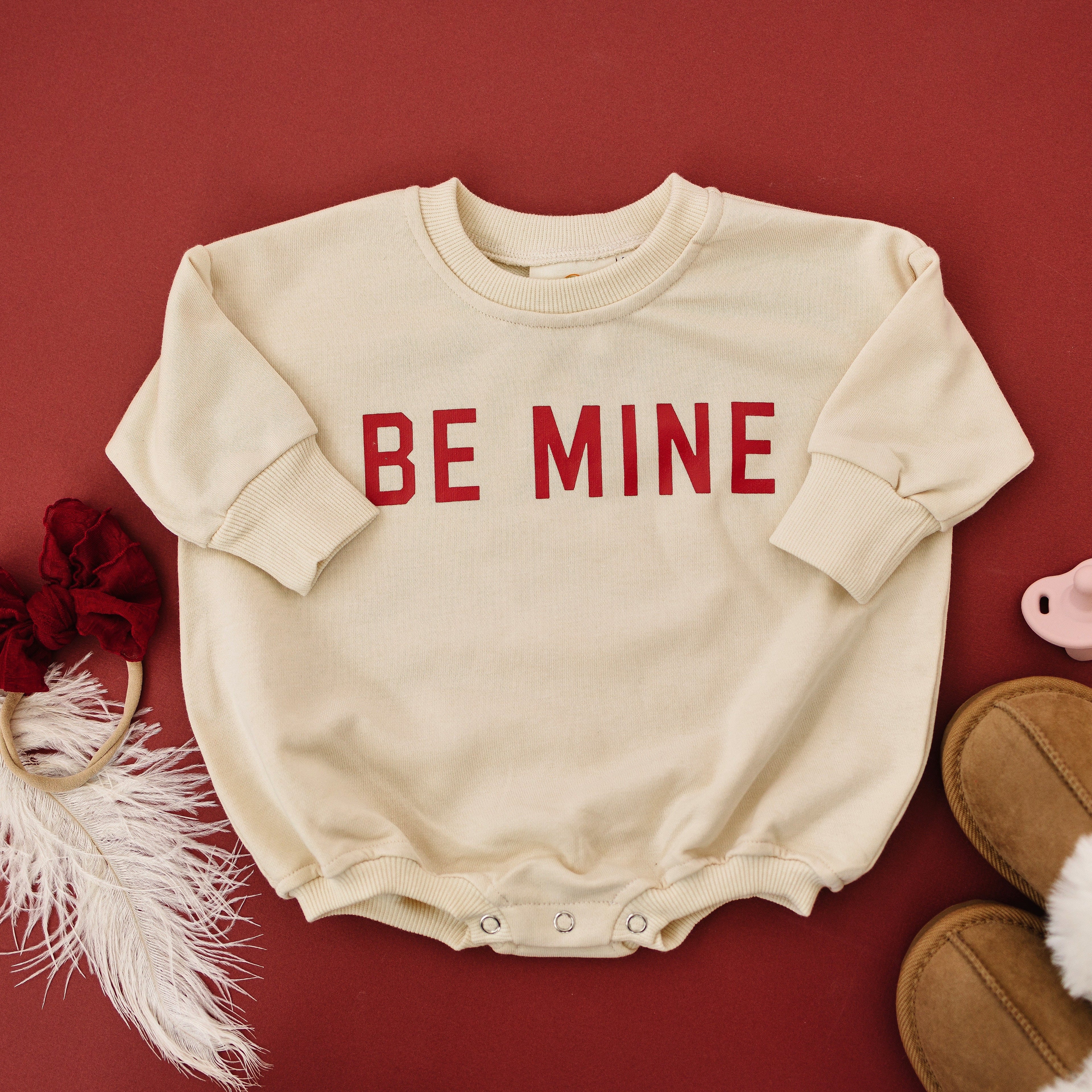 Loved Sweatshirt Romper - more colors - P's One-Stop Shop 