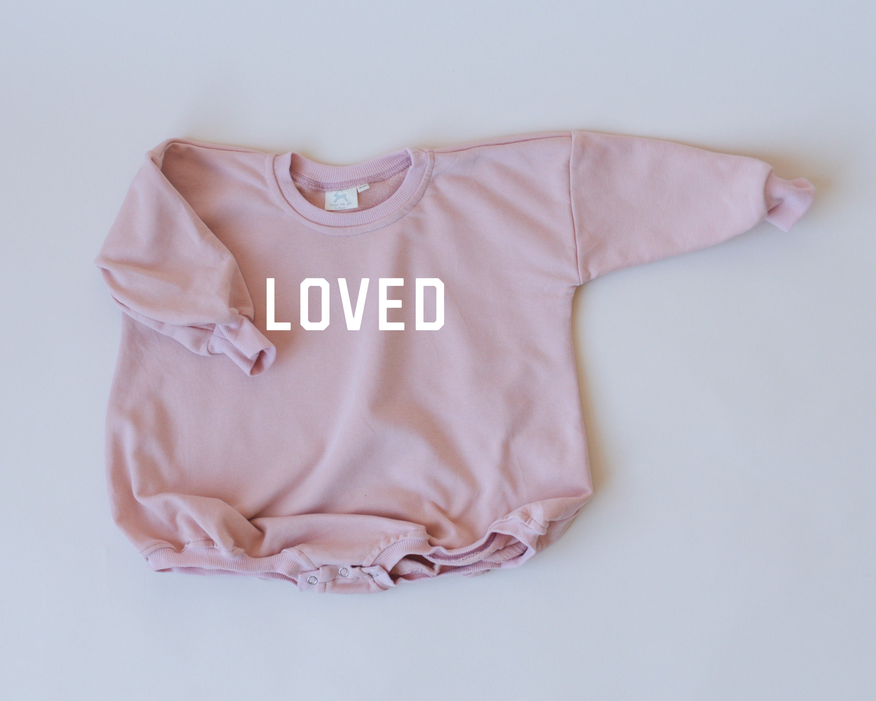 Loved Sweatshirt Romper - more colors - P's One-Stop Shop 