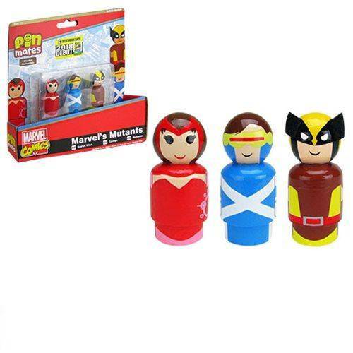 Marvel’s Mutants Pin Mates Wooden Collectibles Set of 3 – Convention Exclusive - P's One-Stop Shop 