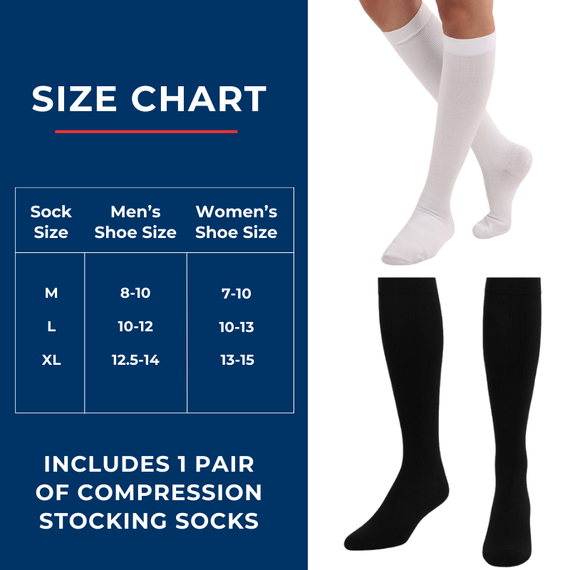 Medical Compression Stockings (Over The Calf) - P's One-Stop Shop 
