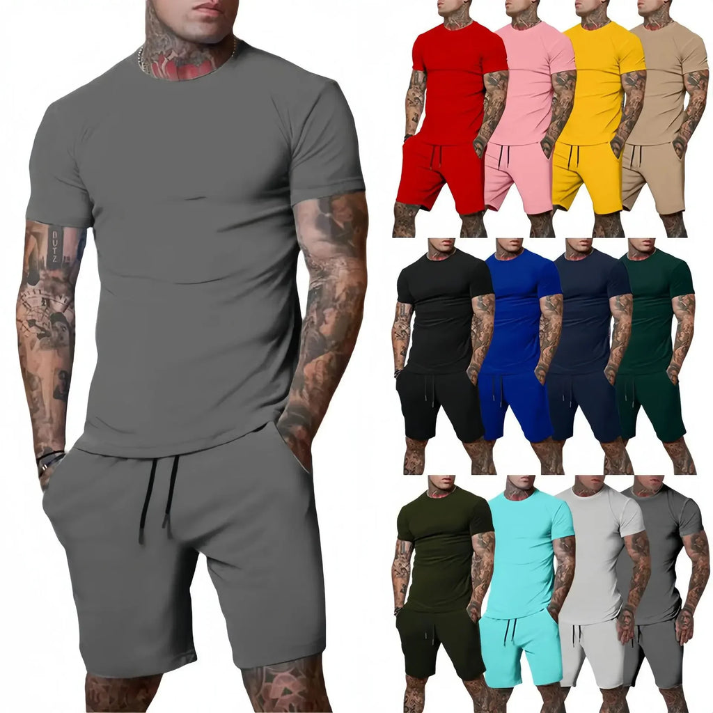 Men's Breathable Summer Sportswear Set - P's One-Stop Shop 