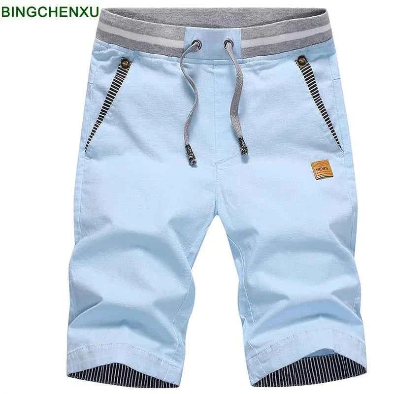 Men's Cotton Linen Casual Summer Shorts 4XL - P's One-Stop Shop 