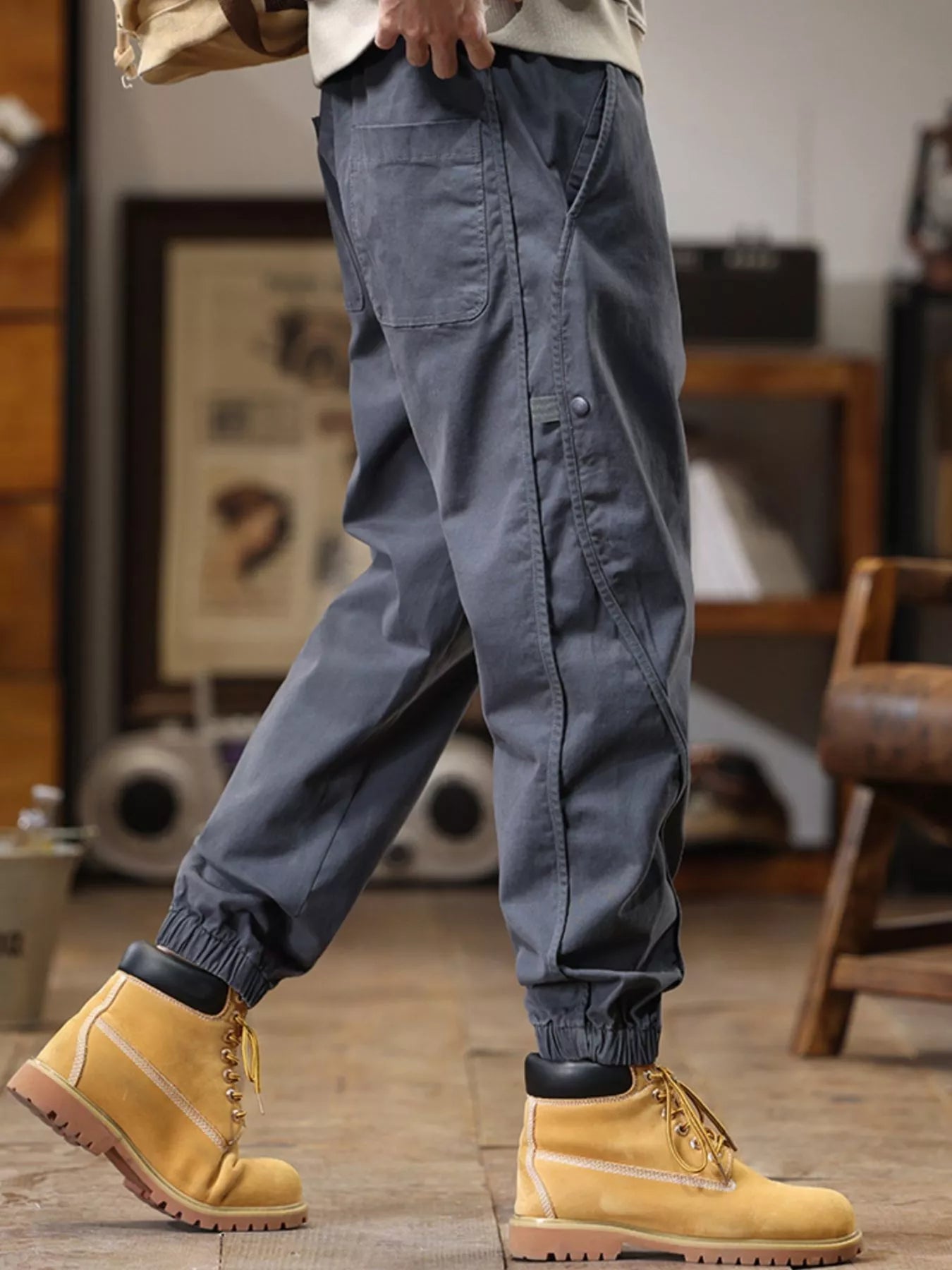 Men's Drawstring Jogger Plus Size - P's One-Stop Shop 