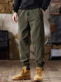 Men's Full Size Casual Drawstring Cargo Joggers Plus Size - P's One-Stop Shop 