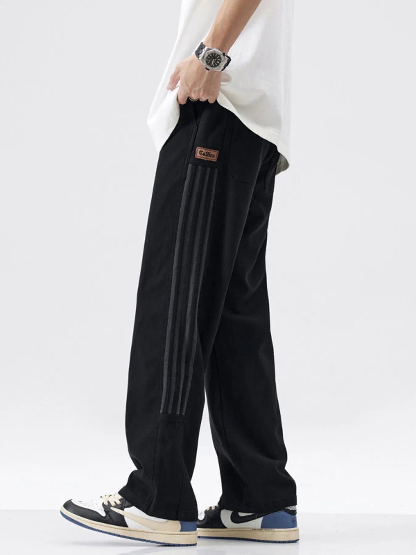 Men's Full Size Loose-Fit Drawstring Casual Pants Plus Size - P's One-Stop Shop 