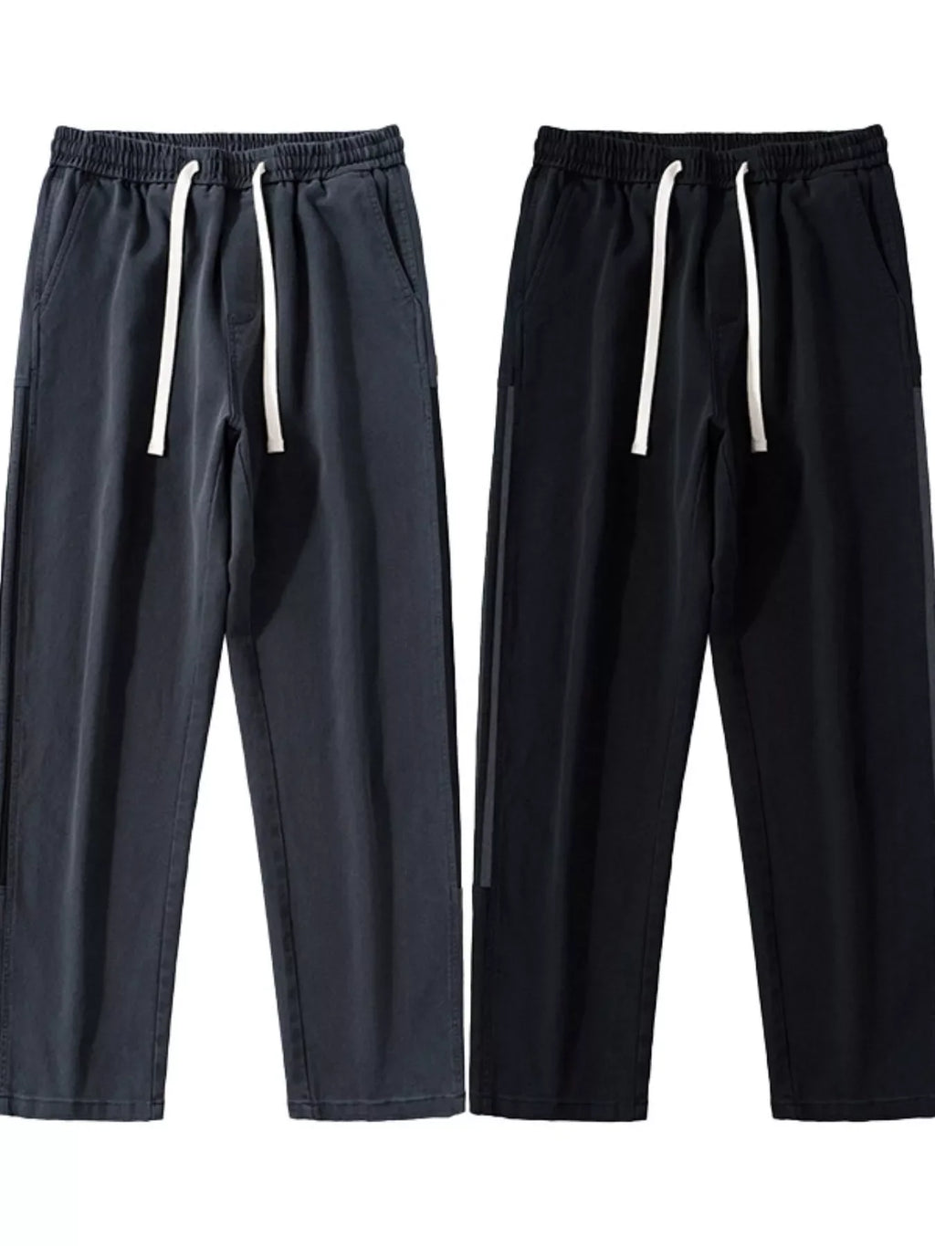 Men's Full Size Loose-Fit Drawstring Casual Pants Plus Size - P's One-Stop Shop 