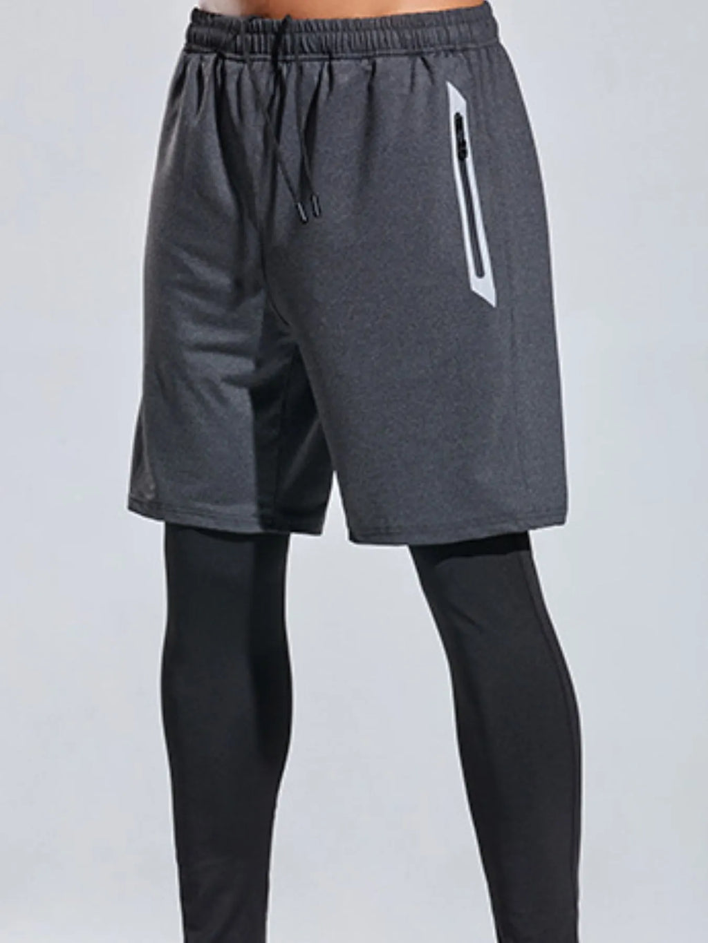 Men's Plus Size Elastic Waist Active Shorts - P's One-Stop Shop 