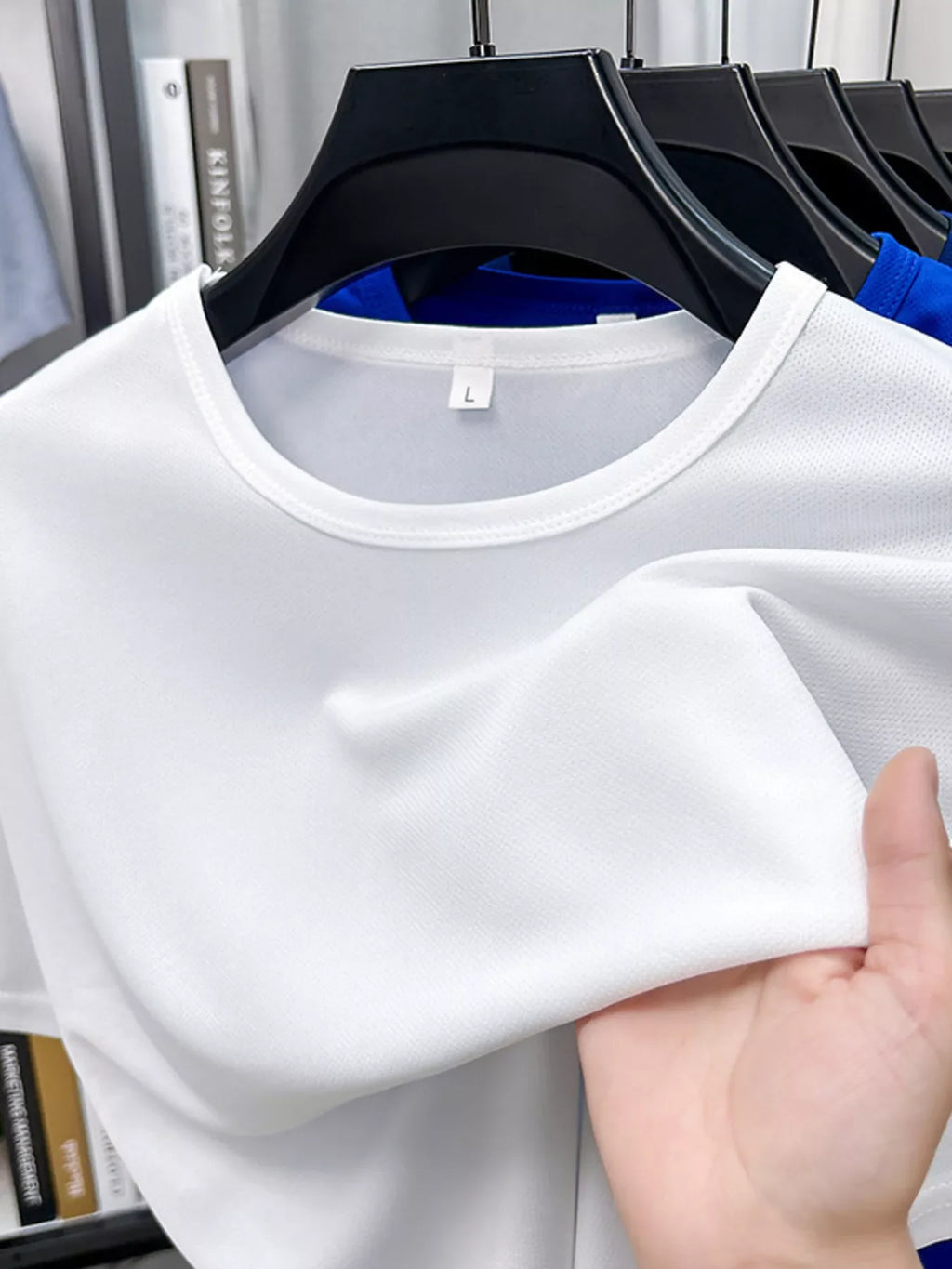 Men's Plus Size Round Neck Short Sleeve T-Shirt - P's One-Stop Shop 