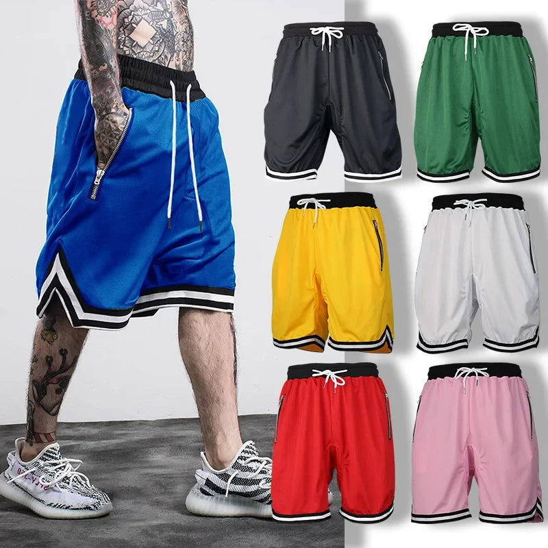 Men's Quick Dry Gym Jogger Shorts, 8 Colors - P's One-Stop Shop 