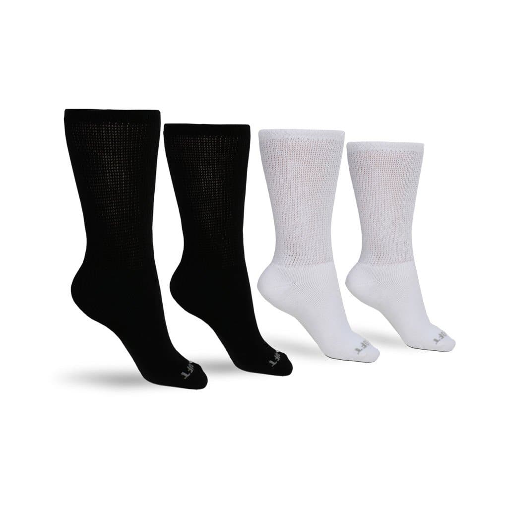 Men's Ultra-Soft Upper Calf Diabetic Socks (4 Pair) - P's One-Stop Shop 