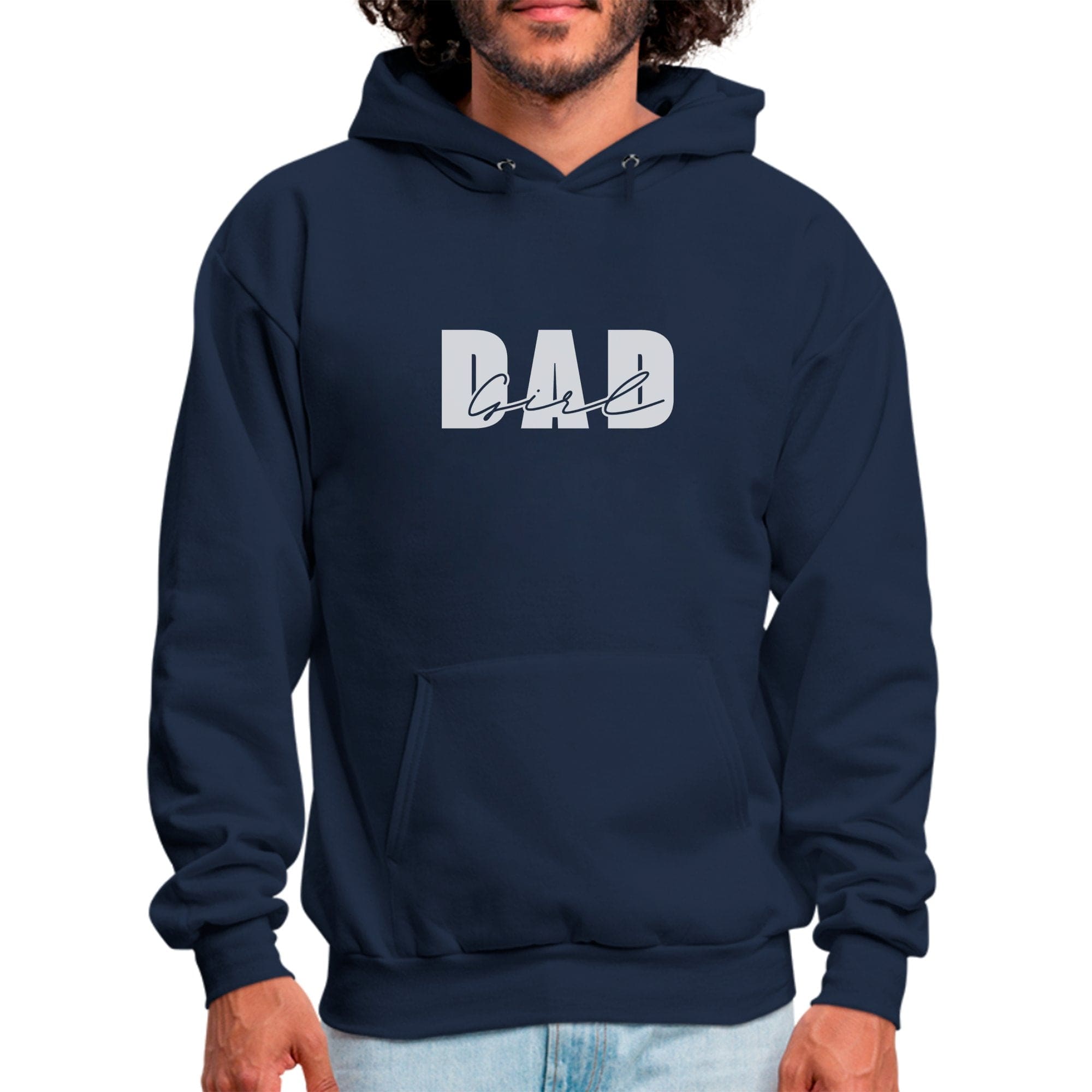 Mens Graphic Hoodie - Girl Dad - P's One-Stop Shop 