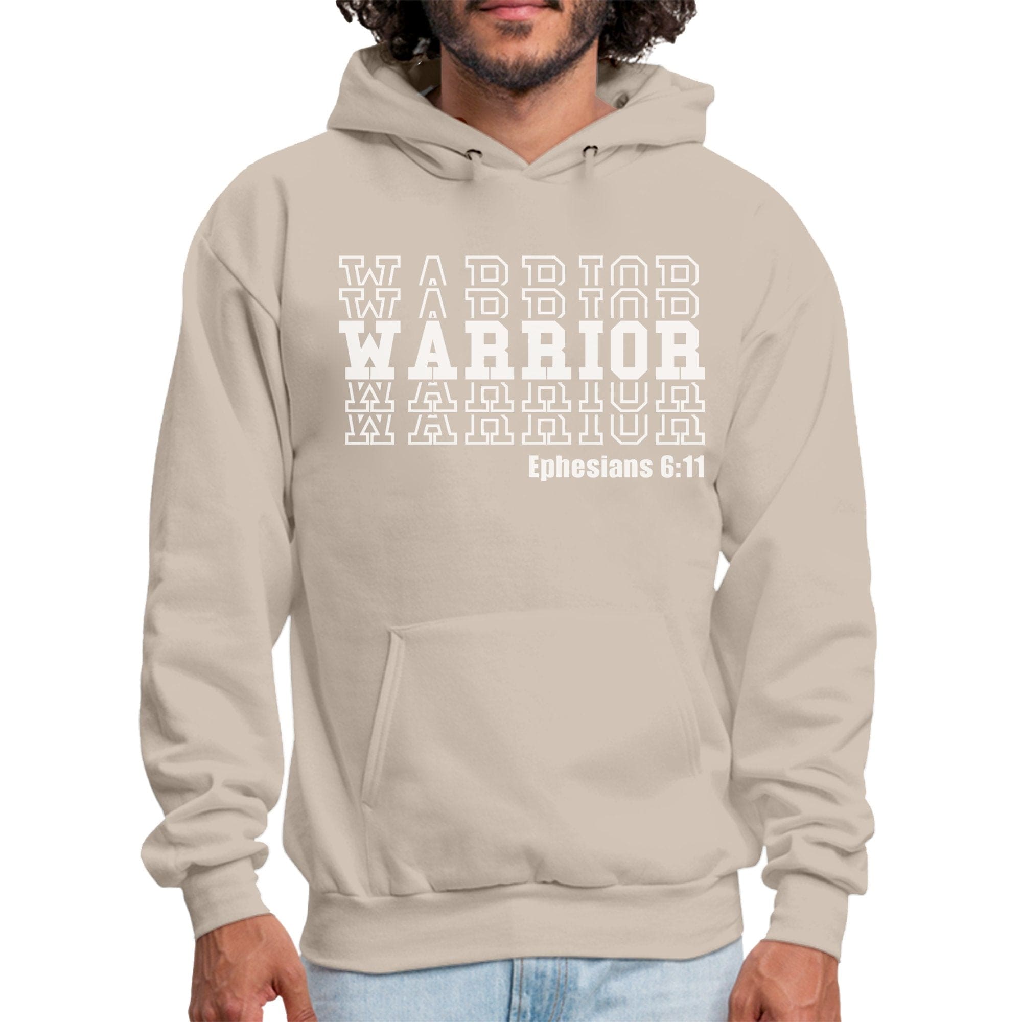 Mens Graphic Hoodie - Warrior - P's One-Stop Shop 