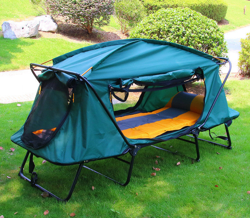 Outdoor Thickened Oxford Cloth Insulated Off Ground Tent For Two Camping And Fishing Tent - P's One-Stop Shop 