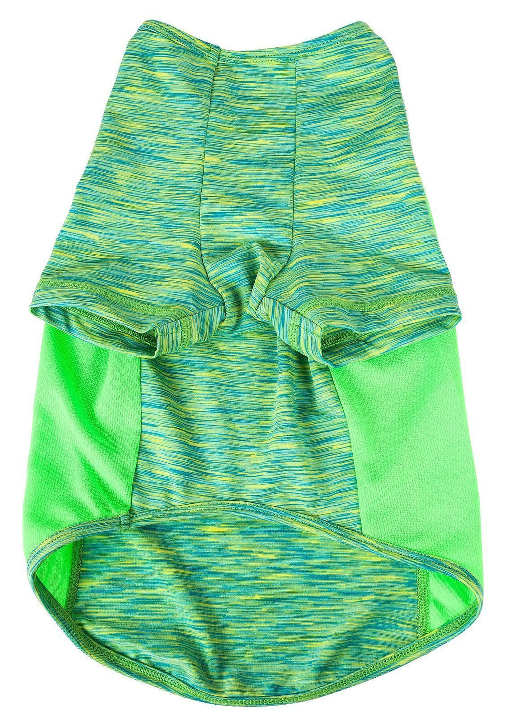 Pet Life ® Active 'Warf Speed' Heathered Ultra-Stretch Yoga Fitness Dog T-Shirt - P's One-Stop Shop 