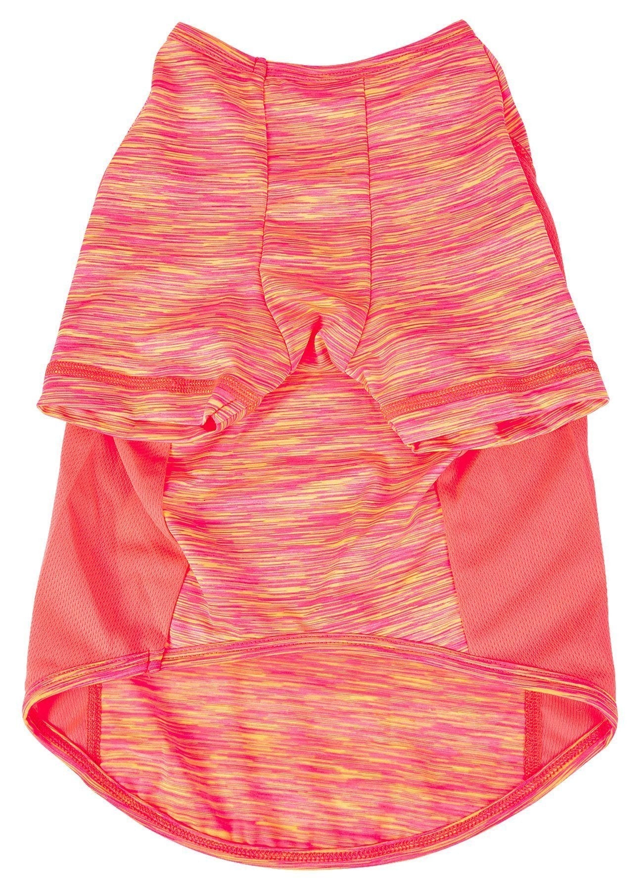 Pet Life ® Active 'Warf Speed' Heathered Ultra-Stretch Yoga Fitness Dog T-Shirt - P's One-Stop Shop 