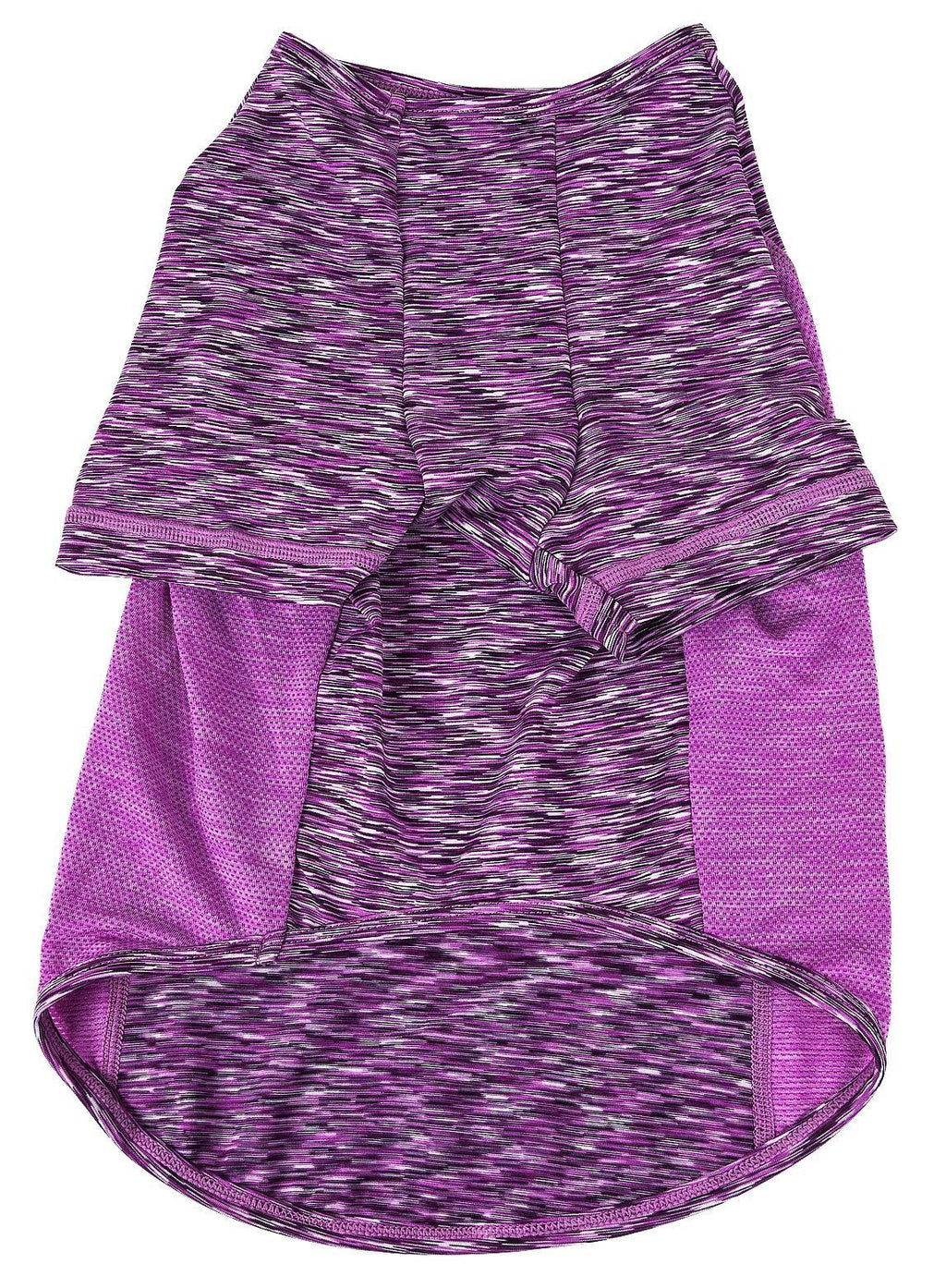 Pet Life ® Active 'Warf Speed' Heathered Ultra-Stretch Yoga Fitness Dog T-Shirt - P's One-Stop Shop 