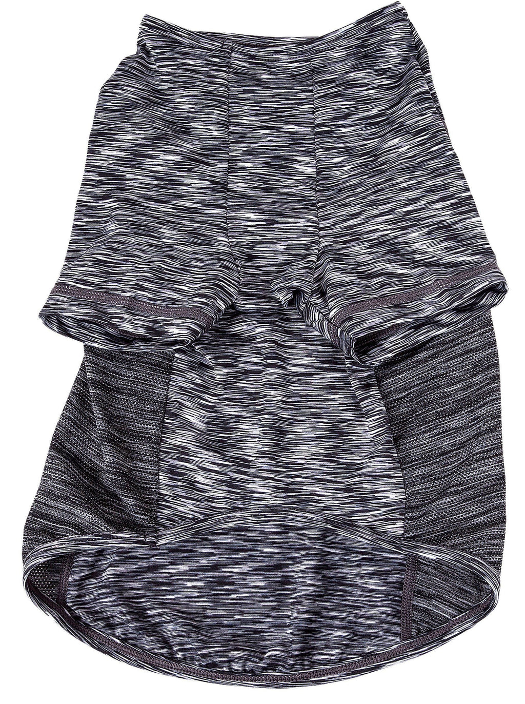 Pet Life ® Active 'Warf Speed' Heathered Ultra-Stretch Yoga Fitness Dog T-Shirt - P's One-Stop Shop 