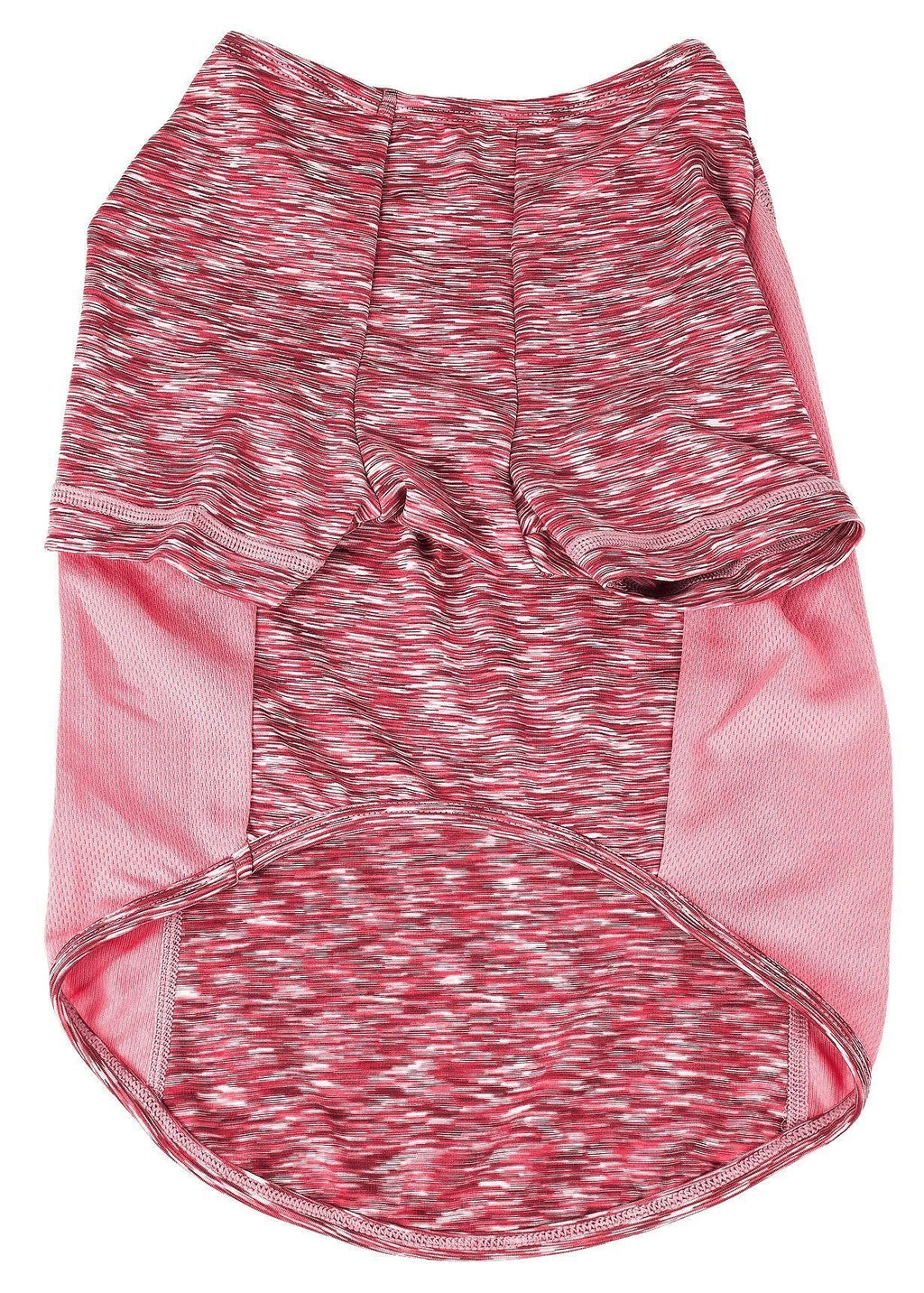 Pet Life ® Active 'Warf Speed' Heathered Ultra-Stretch Yoga Fitness Dog T-Shirt - P's One-Stop Shop 
