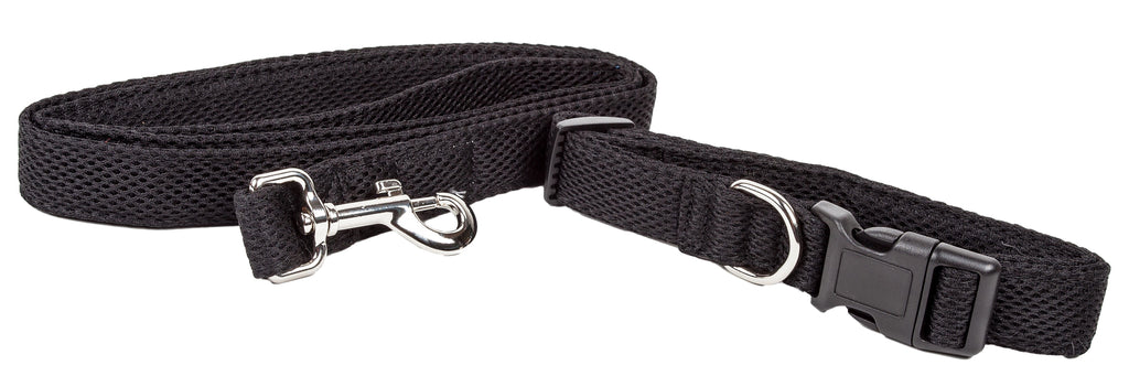 Pet Life ® 'Aero Mesh' 2-In-1 Breathable and Adjustable Dual-Sided Mesh Dog Leash and Collar - P's One-Stop Shop 
